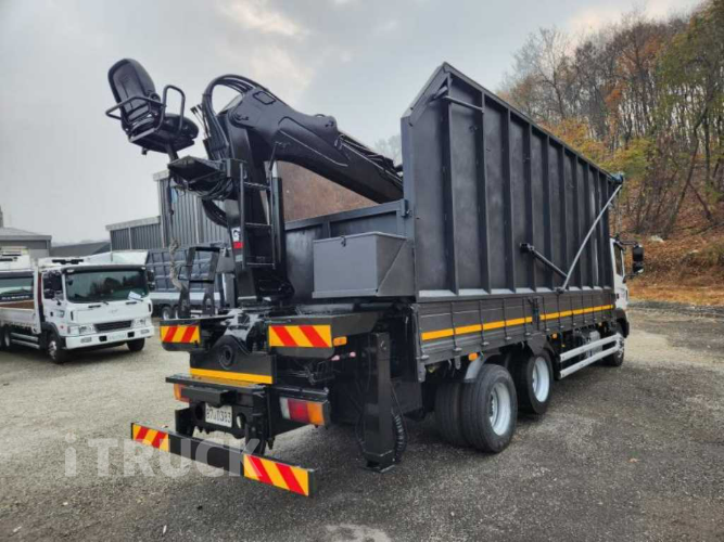 현대 메가트럭 집게차 280 5톤 수동 히야브 12000 5