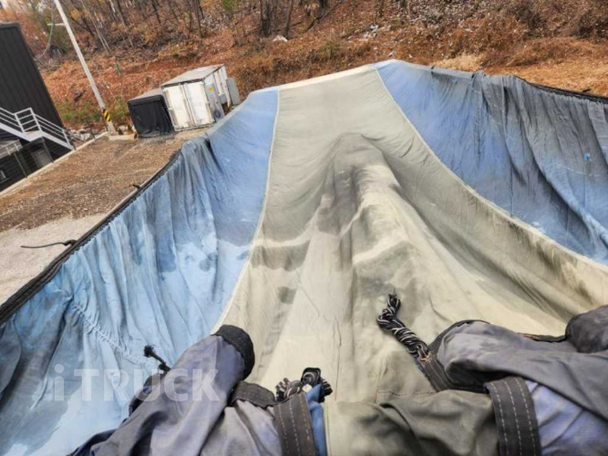 현대 메가트럭 집게차 280 5톤 수동 히야브 12000 18