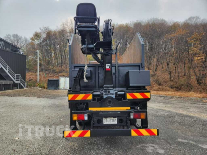 현대 메가트럭 집게차 280 5톤 수동 히야브 12000 4