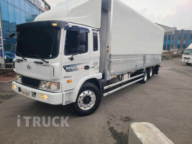 현대 메가트럭 280 후축 윙바디 4.5톤 수동 4