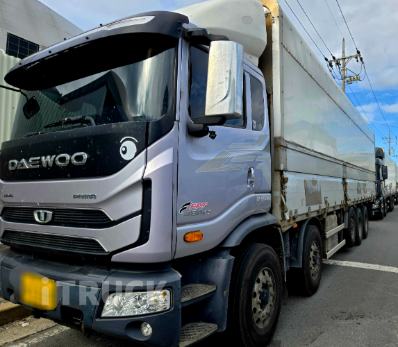 타타대우 프리마 고하중 480 앞축 상승윙바디 25톤 오토 리타더 0