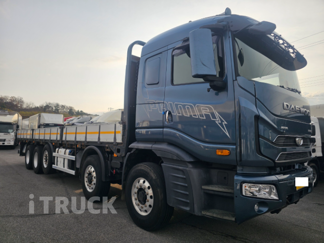 타타대우 프리마 고하중 560 앞축 카고 25톤 오토 2