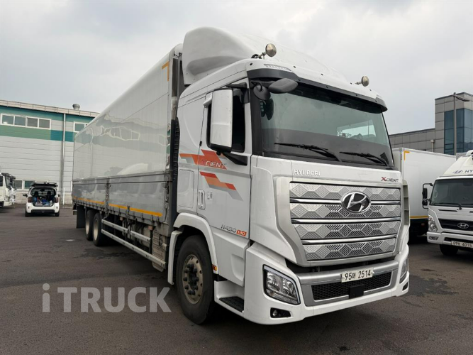 현대 엑시언트 430 앞축 윙바디 13톤 오토 2