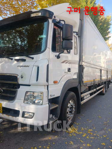 현대 메가트럭 와이드캡 300 후축 냉장윙 5톤 수동 0