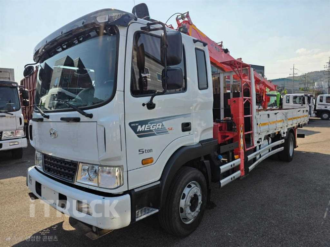 현대 카고크레인 광림 메가트럭 5톤 0