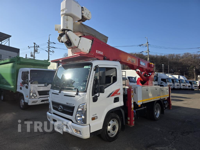 현대 고소작업차 광림 16m 올뉴마이티 3.5톤 - 중고 트럭 매물 이미지