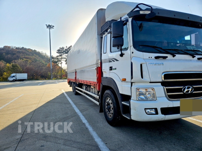 현대 메가트럭 와이드캡 300 후축 윙바디 6.5톤 오토