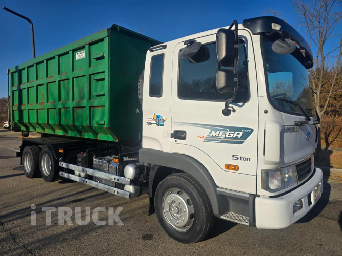 현대 메가트럭 암롤 5톤 수동 앞축
