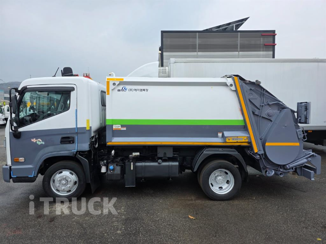 현대 압착진개 마이티 3톤 덤프식 배출 6