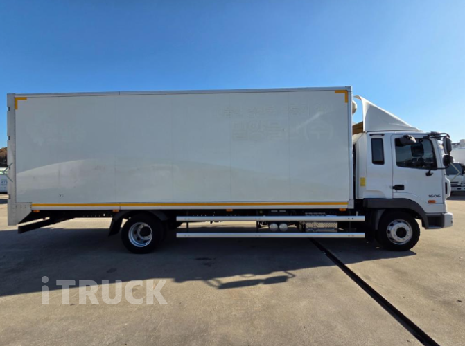 현대 메가트럭 단바리 냉동탑 5톤 수동 5