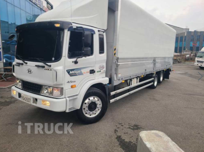 현대 메가트럭 280 후축 윙바디 5톤 수동