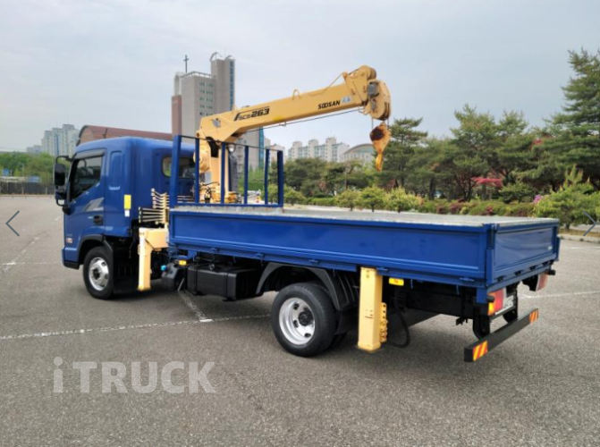 현대 카고크레인 수산중공업 올뉴마이티 2.5톤 4