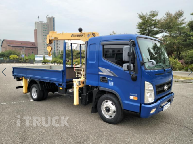 현대 카고크레인 수산중공업 올뉴마이티 2.5톤 1