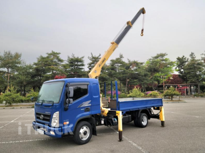 현대 카고크레인 수산중공업 올뉴마이티 2.5톤 8