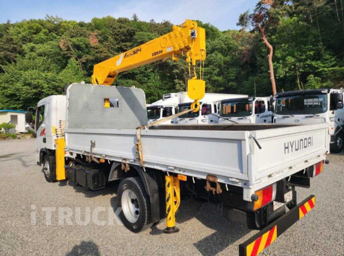 현대 카고크레인 수산중공업 올뉴마이티 5톤 5