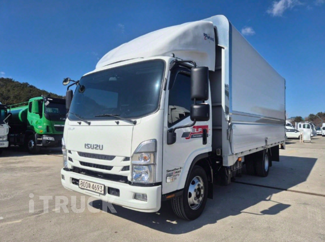 이스즈 엘프 3.5톤 윙바디 슬리퍼캡(더블캡, 크루캡)