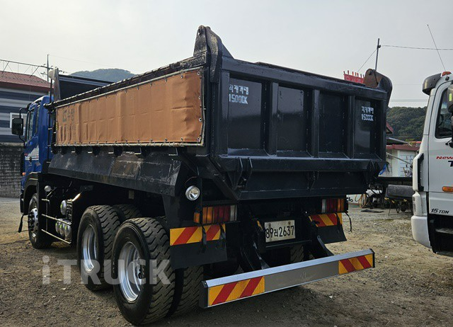 현대 뉴파워트럭 380 중기(건설)덤프 15톤 수동