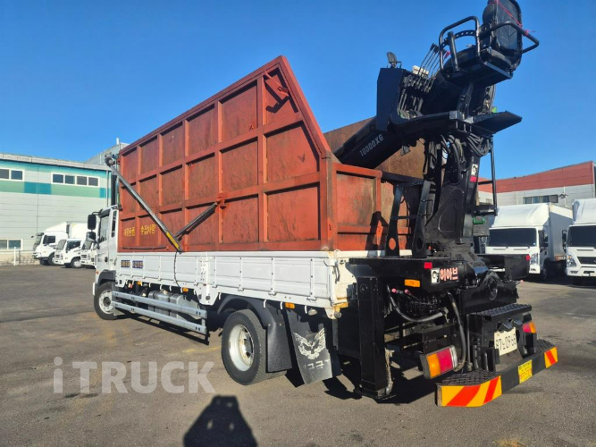 현대 메가트럭 집게차 280 5톤 수동 히아브10000 5