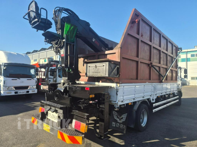 현대 메가트럭 집게차 280 5톤 수동 히아브10000 6