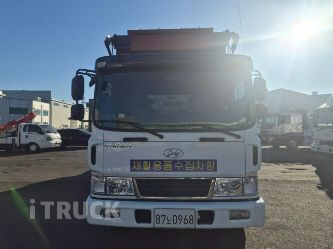 현대 메가트럭 집게차 280 5톤 수동 히아브10000 1