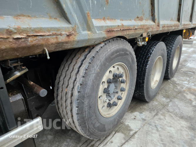 현대 우드칩 25톤 540 앞축 수동 6