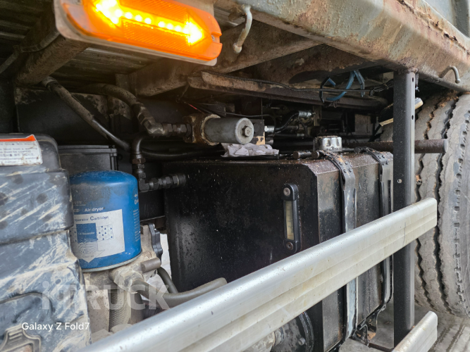 현대 우드칩 25톤 540 앞축 수동 5