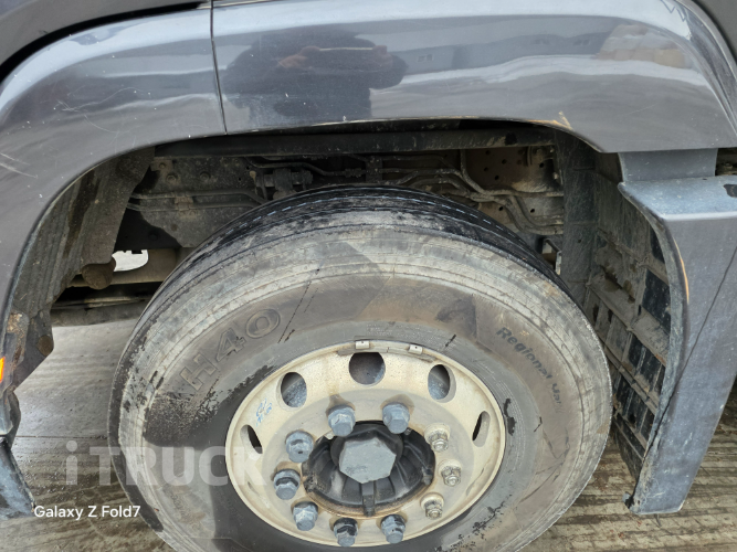 현대 우드칩 25톤 540 앞축 수동 3