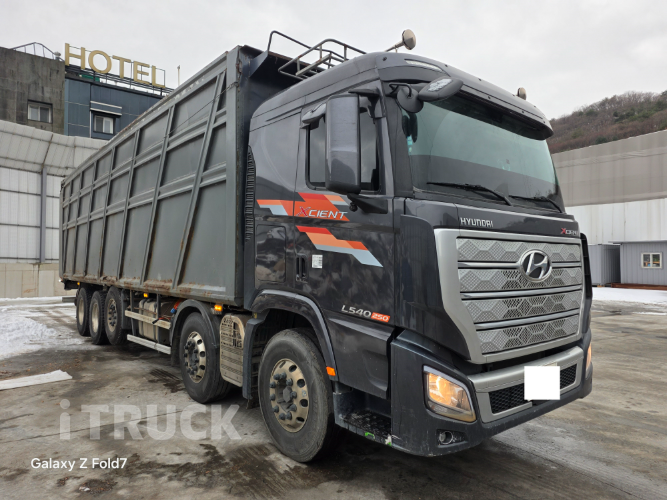 현대 우드칩 25톤 540 앞축 수동 2