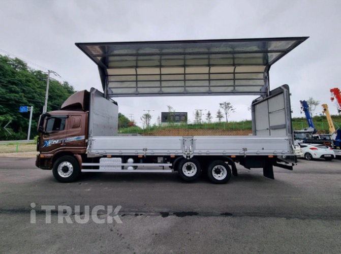 타타대우 구쎈 320 앞축 윙바디 8.5톤 오토 9