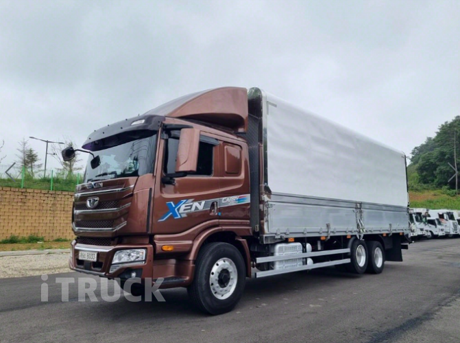 타타대우 구쎈 320 앞축 윙바디 8.5톤 오토