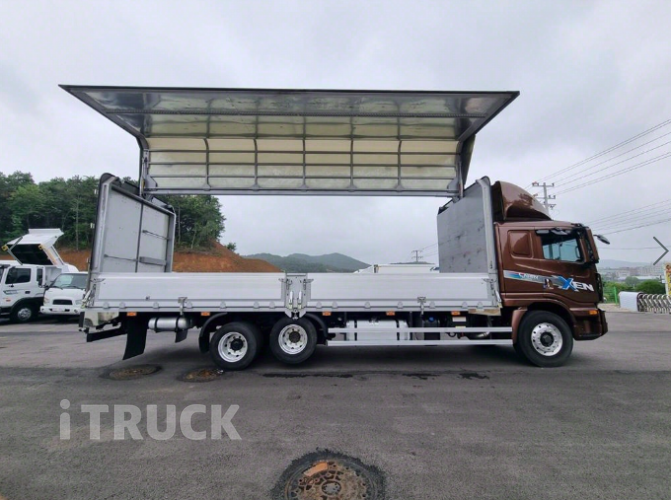 타타대우 구쎈 320 앞축 윙바디 8.5톤 오토 8