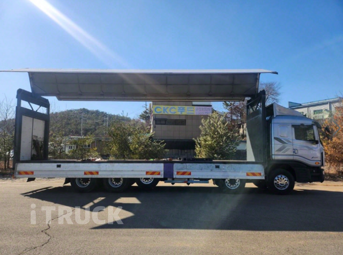 타타대우 프리마 560 앞축 상승윙바디 25톤 오토 4