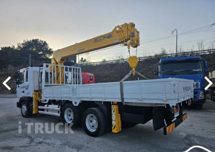 현대 카고크레인 없음(순정) 메가트럭 7.5톤 17