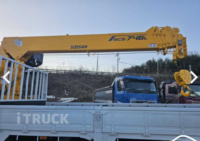 현대 카고크레인 없음(순정) 메가트럭 7.5톤 16