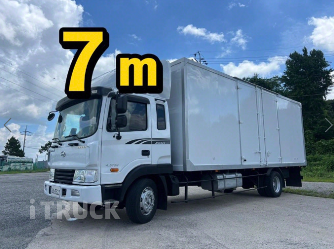 현대 메가트럭 280 단바리 익스하이탑 5톤 수동