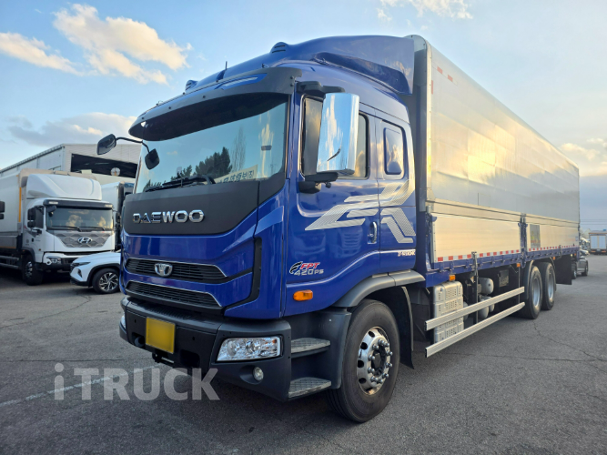 타타대우 프리마 420 십바리 윙바디 14톤 오토