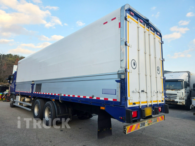 타타대우 프리마 420 십바리 윙바디 14톤 오토 2