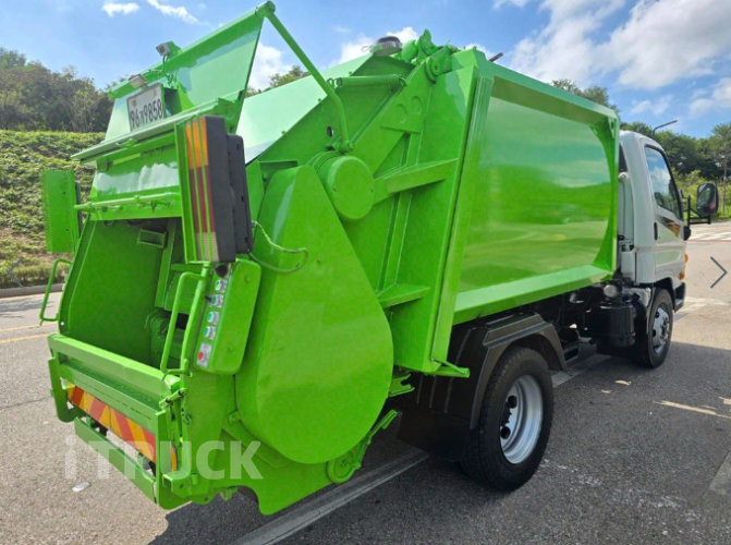 현대 압착진개 마이티큐티 2.5톤 덤프식 배출 5