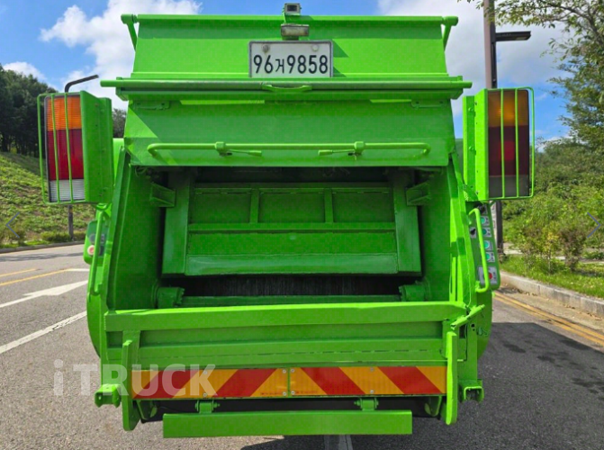 현대 압착진개 마이티큐티 2.5톤 덤프식 배출 7