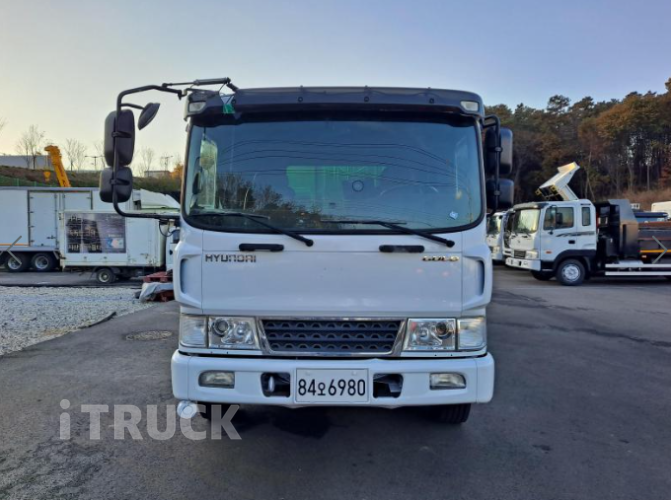 현대 압축진개 메가트럭 5톤 밀판식 배출 3