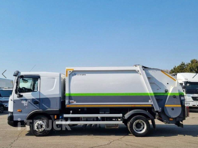 현대 압축진개 파비스 5톤 밀판식 배출 6