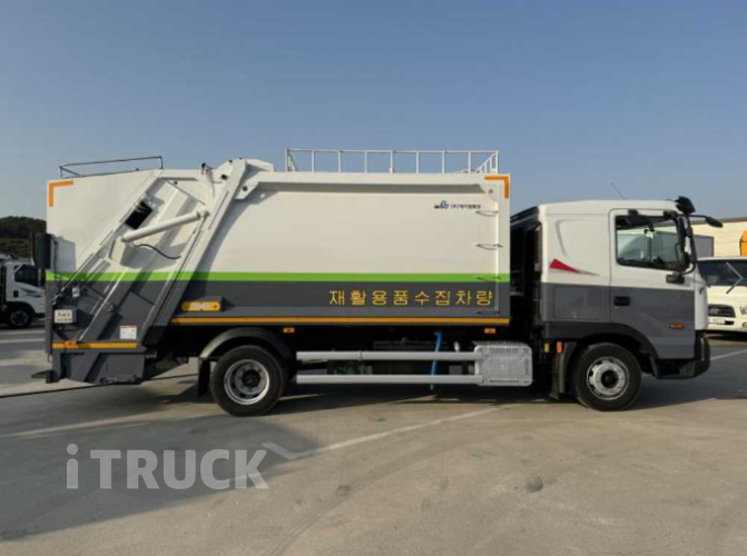 현대 압축진개 파비스 5톤 밀판식 배출 8