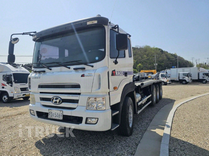 현대 트라고 암롤 420 24톤 수동 앞축 0