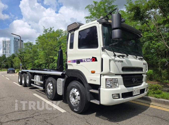 현대 트라고 암롤 460 22톤 수동 앞축 1