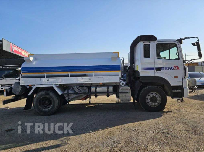 현대 살수차 트라고 스텐탱크 8,000L 수동 4