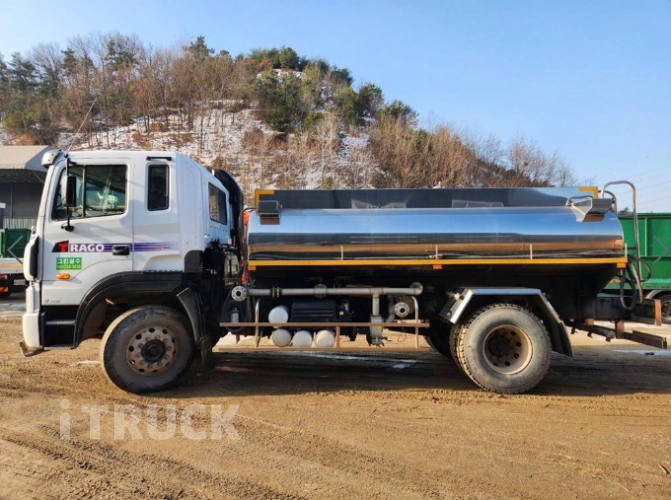 현대 살수차 뉴파워트럭 스텐탱크 8,000L 수동 4
