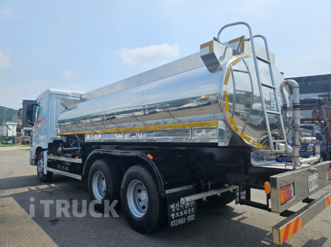 현대 살수차 엑시언트 스텐탱크 15,200L 수동 3