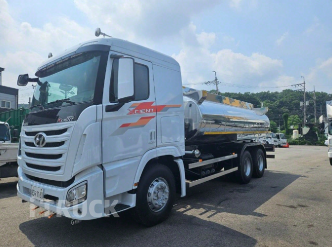 현대 살수차 엑시언트 스텐탱크 15,200L 수동 0