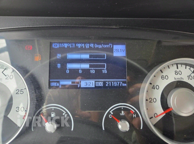 현대 살수차 메가트럭 스텐탱크 7,500L 수동 16