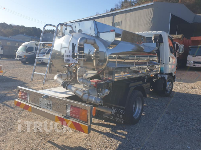 현대 살수차 마이티큐티 스텐탱크 2,500L 수동 5